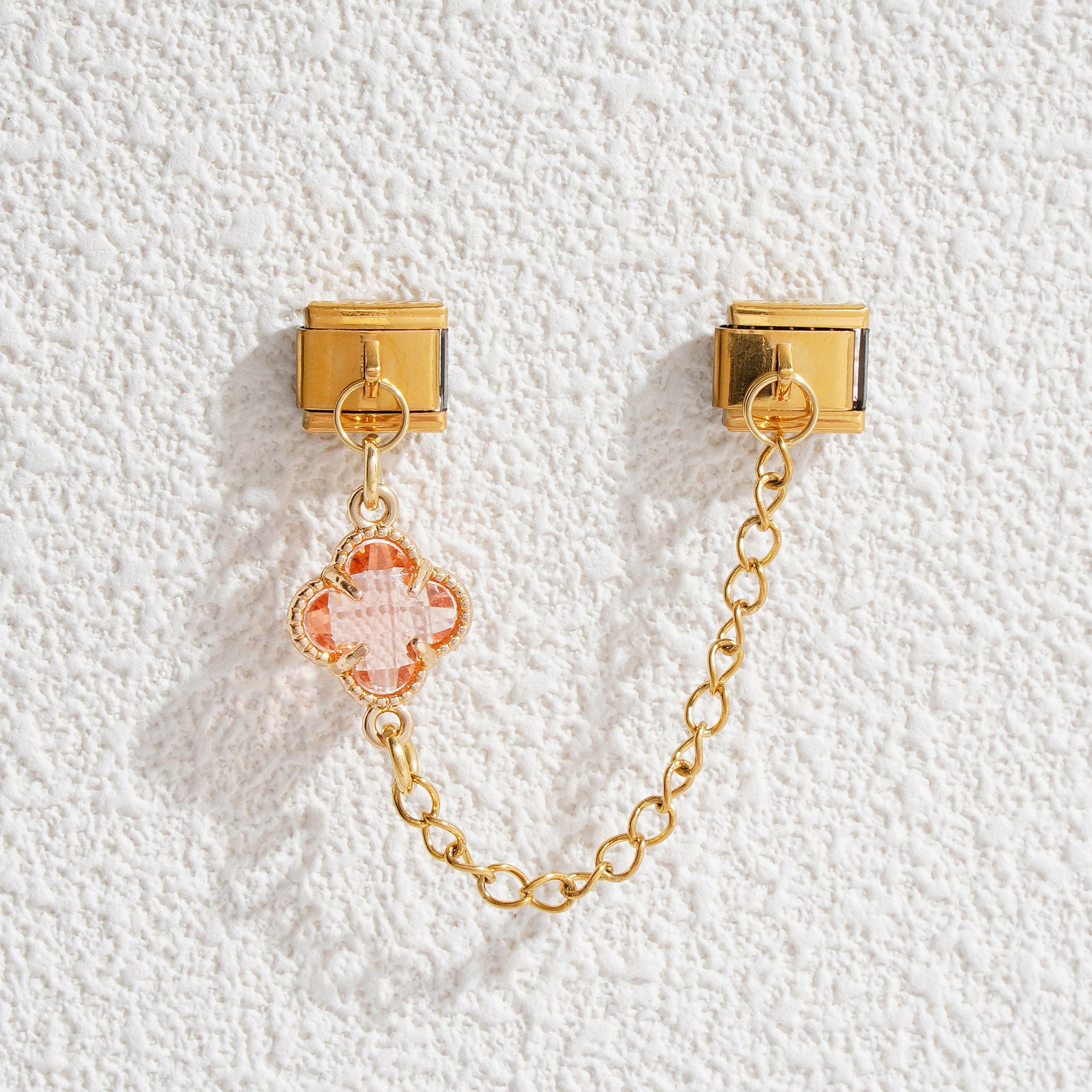 Wholesale 5pcs Italian Charm Bracelet 9mm DIY Splicing Evil Eye Pendant Stainless Steel Composable Bracelet