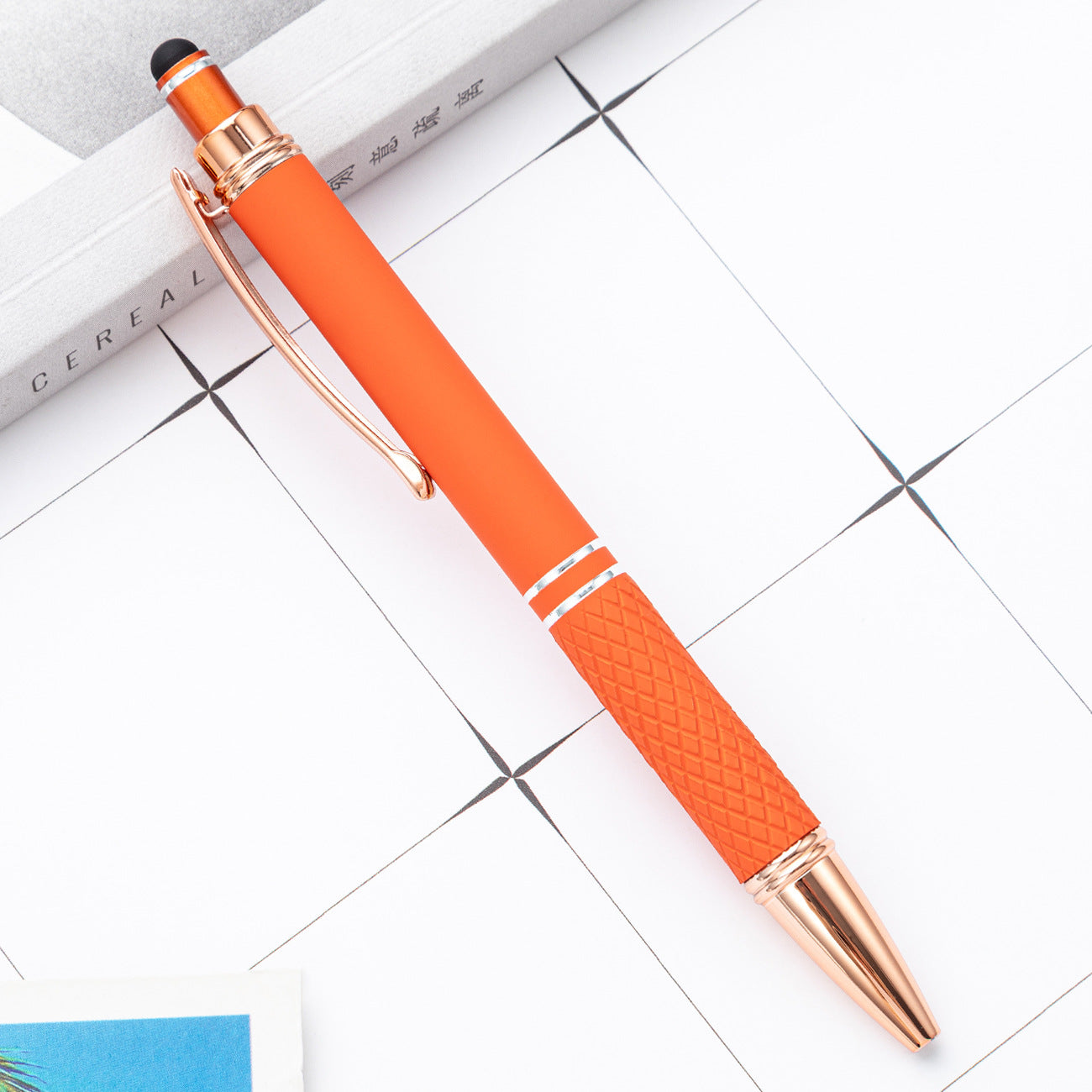Wholesale writing stationery multi-color metal ballpoint pens