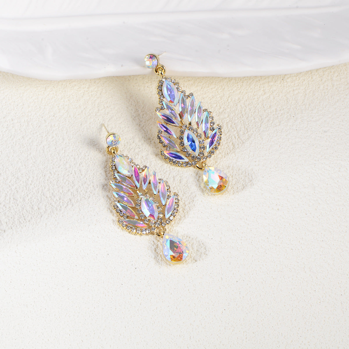 Wholesale Rhinestone Earrings Long Crystal Earrings Luxury Earrings ACC-ES-YiN003