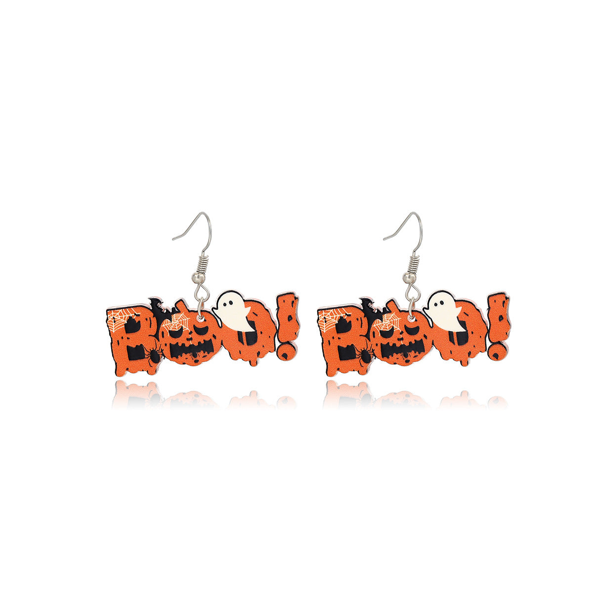 Wholesale  personality funny pumpkin cat earrings
