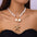Wholesale Beach Shell Necklace Shell Double Layer Overlapping Necklace Clavicle Chain