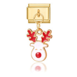 Wholesale Italian Charm Bracelet 9mm DIY Splicing Christmas Stainless Steel Composable Bracelet