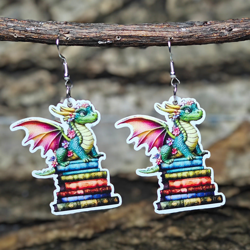 Wholesale Academy Style Earrings Graduation Season Creative Owl Earrings