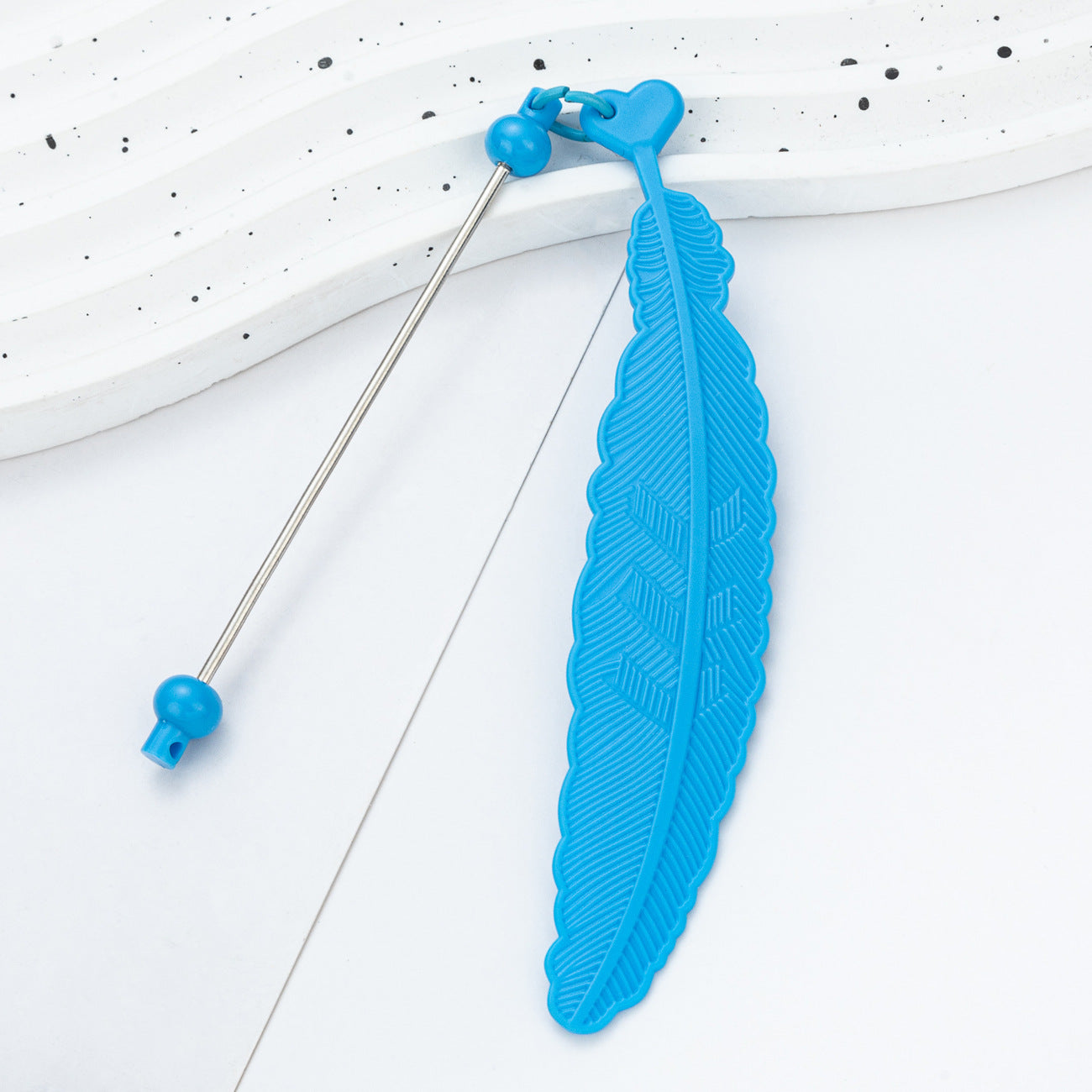 Wholesale DIY Beadable Feather Bookmark