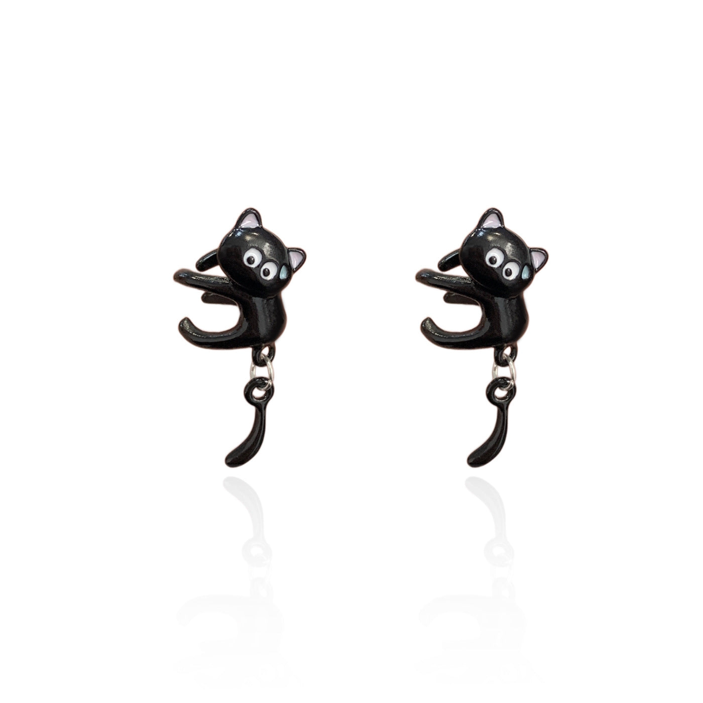 Wholesale Cartoon Heart Cat Ear Clip with Oil Dripping,  Fashion Accessory for Girls
