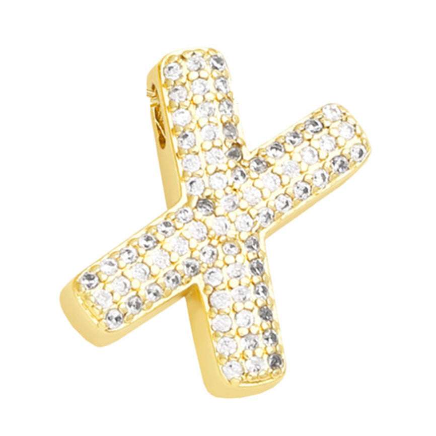 Wholesale 26 letters light luxury necklace