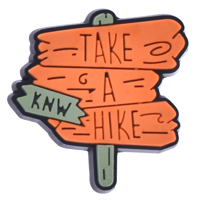 Wholesale Random 100pcs Travel Scenery Series Shoes Accessories Shoes Charms