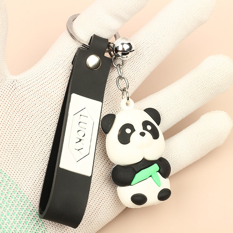 Wholesale Cute Cartoon Panda Doll Keychains ACC-KC-HongAo004