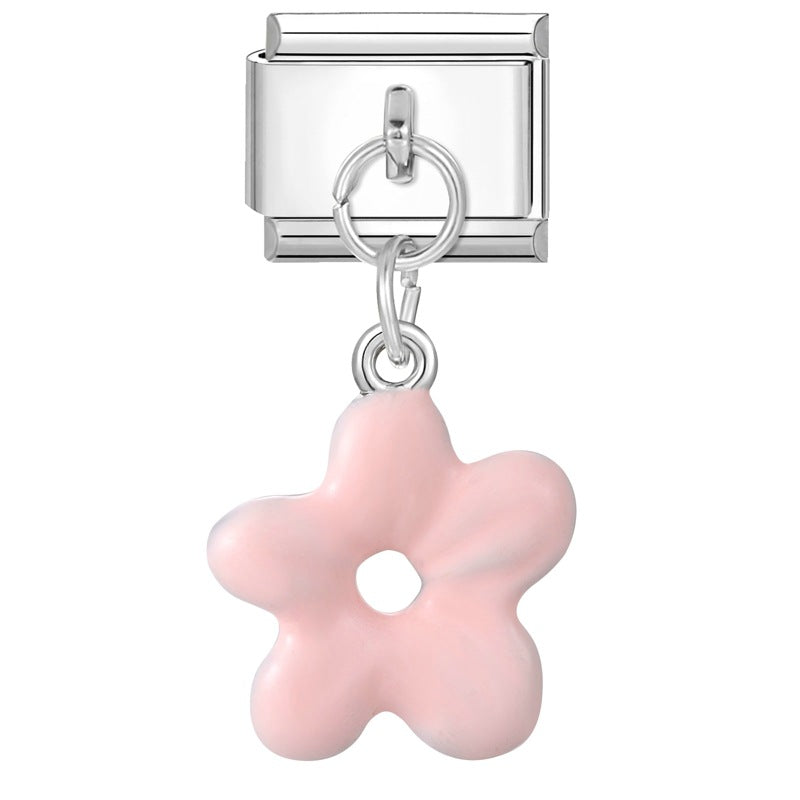 Wholesale Italian Charm Bracelet 9mm DIY Splicing Creative Pendant Stainless Steel Composable Bracelet