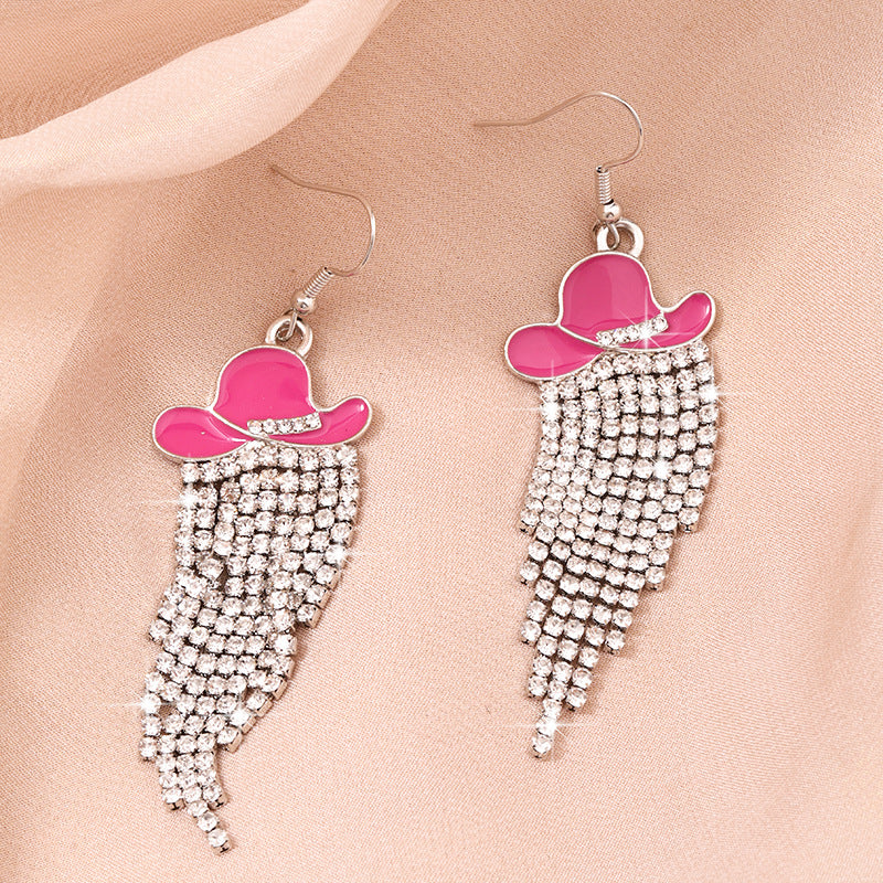 Wholesale Diamond Boot Earrings