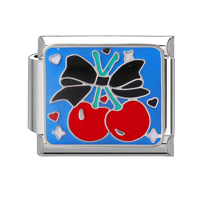 Wholesale 9mm Italian Charm Starter Bracelets DIY Butterfly Heart Stainless Steel Composable Bracelet