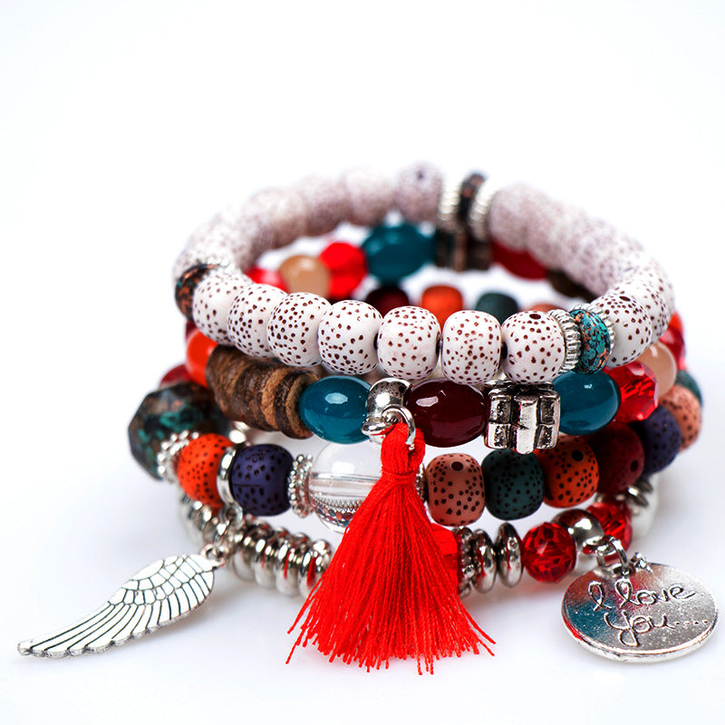 Wholesale Bohemian Layered Bracelets ACC-BT-NaiHong007