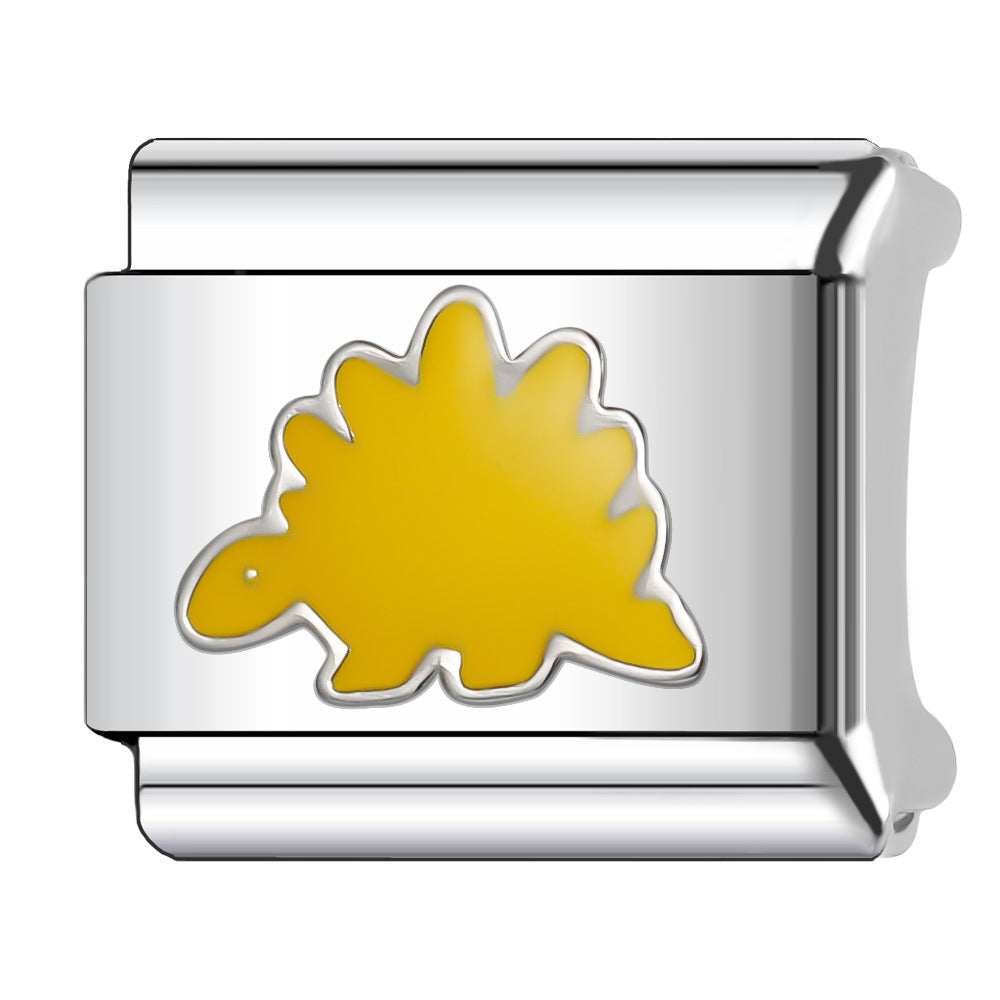 Wholesale Italian Charm Bracelet 9mm DIY Splicing Animal Style Stainless Steel Composable Bracelet