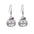 Wholesale  Diamond-Encrusted Zinc Alloy Cat Pumpkin  Web Skull Earrings