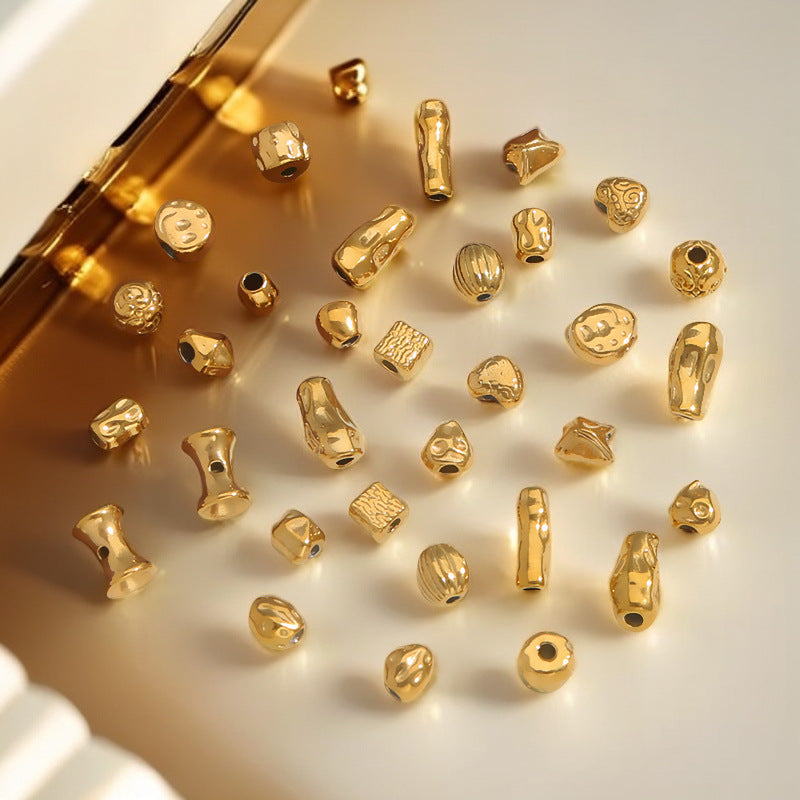 Wholesale 20pcs/pack stainless steel baroque wind beads