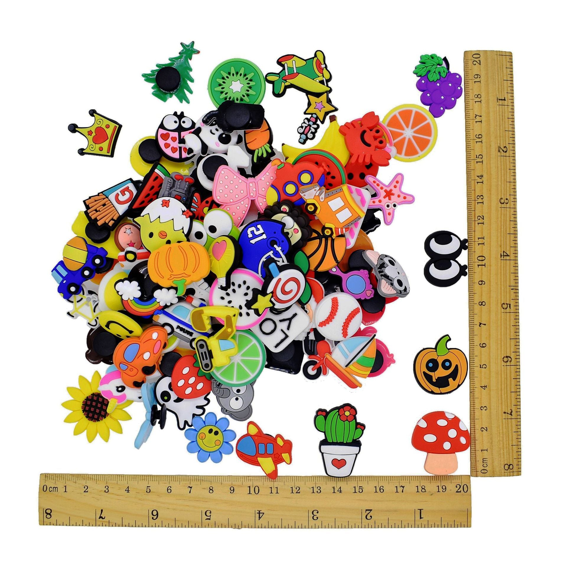 Wholesale Random 100pcs Shoes Accessories Shoes Charms