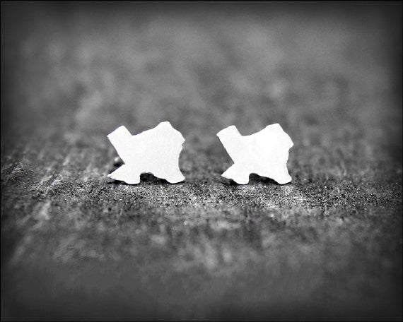 Wholesale Texas Map Stainless Steel Earrings ACC-ES-ShengJ001