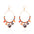 Wholesale Halloween hoop earrings pumpkin ghost earrings