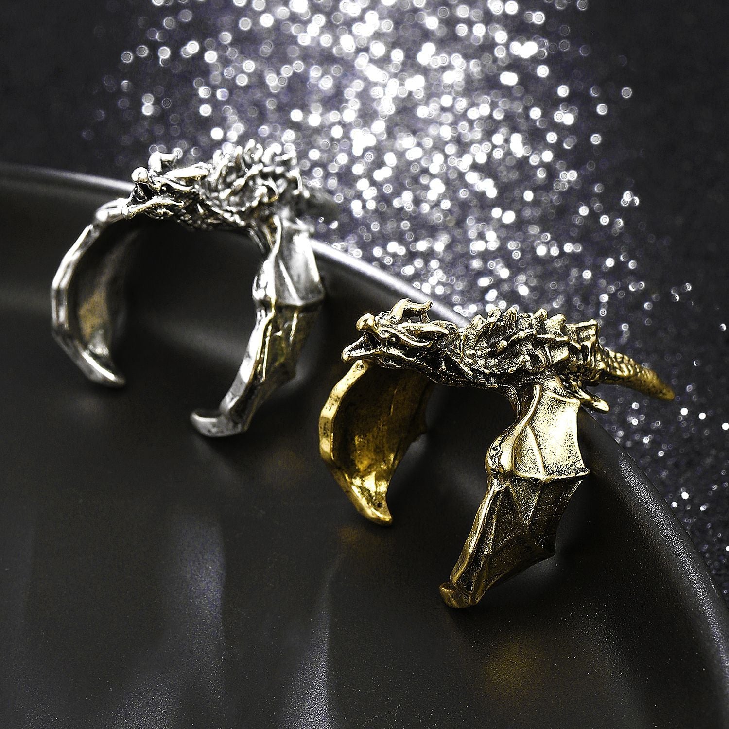 Wholesale Dragon Retro Style Ring Vintage Alloy Unisex Fashion Accessory