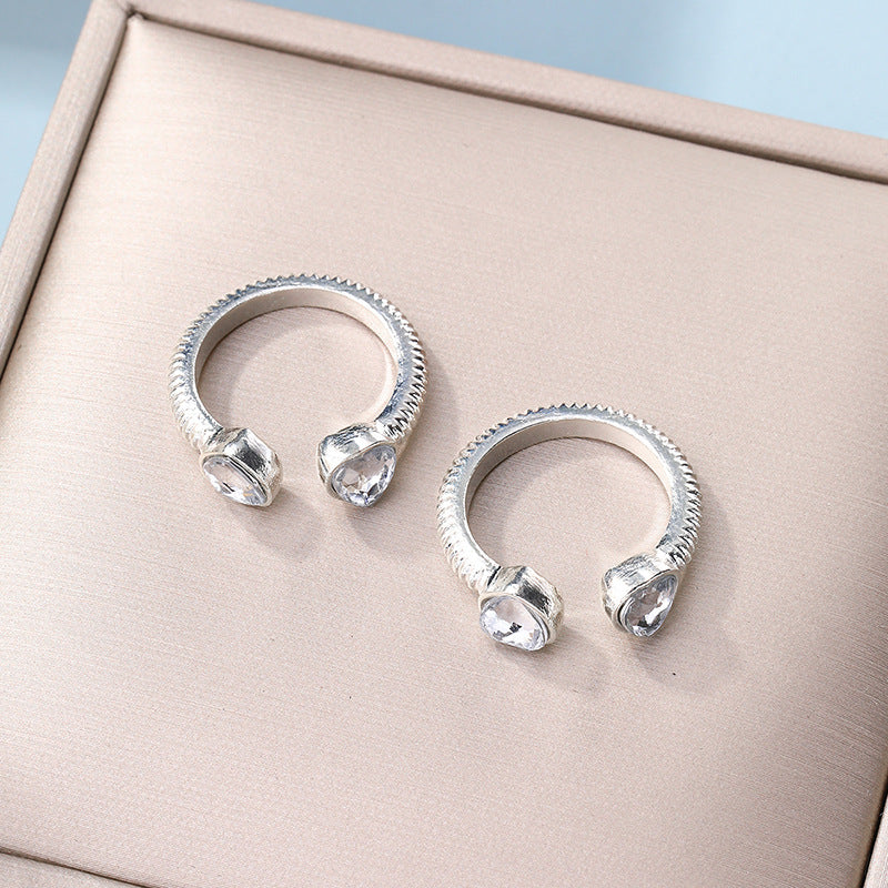 Wholesale alloy love ring small diamond ring ladies ring suit