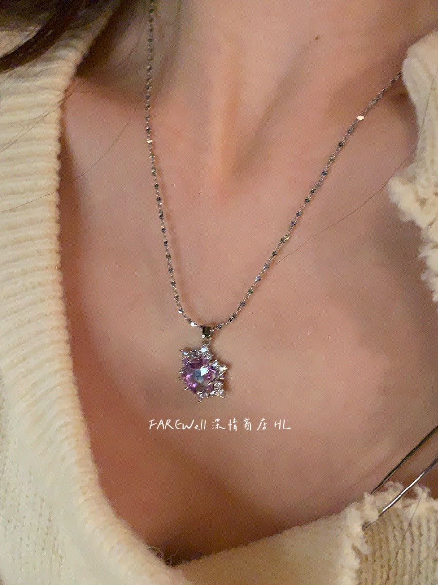 Wholesale Christmas Snowflake Autumn and Winter Necklace