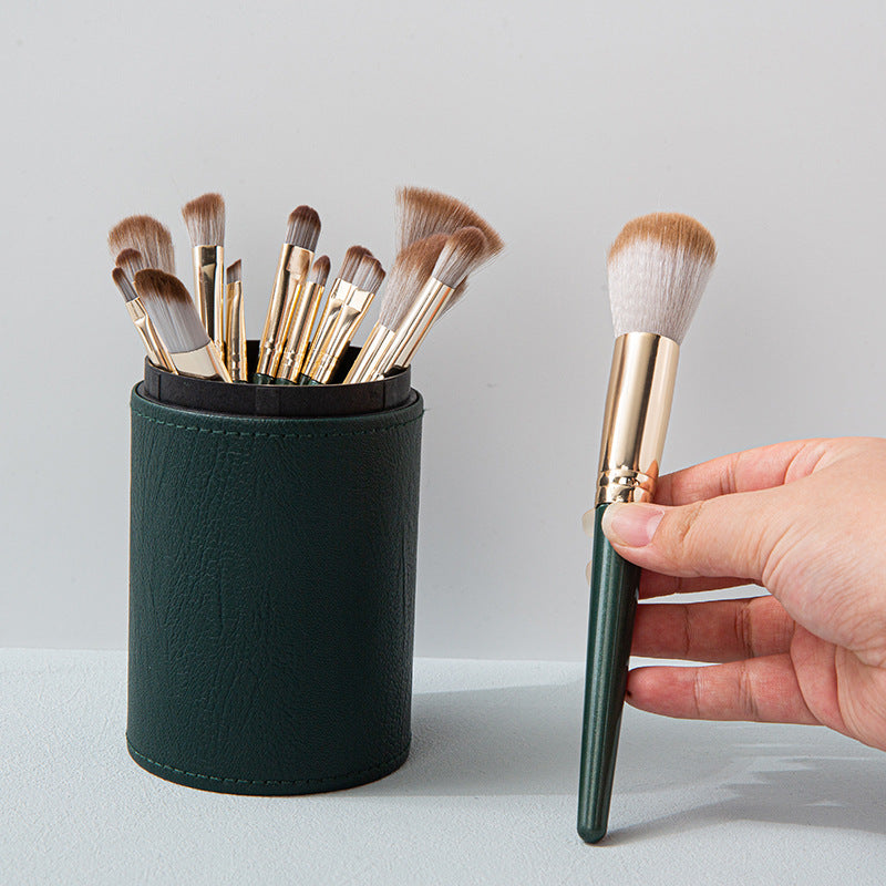 Wholesale 14pcs Green Cloud Makeup Brush Set ACC-MB-LLS004