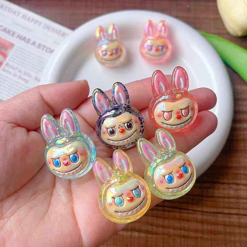 Wholesale 10pcs Plastic Cute Cartoon Beads DIY Bead Accessories