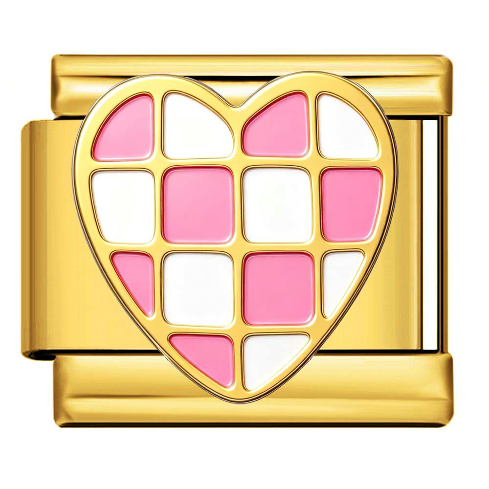 Wholesale Gold Italian Modular Charm Bracelet Stainless Steel Welded Plating DIY Jewelry Accessory for Boutique Resale