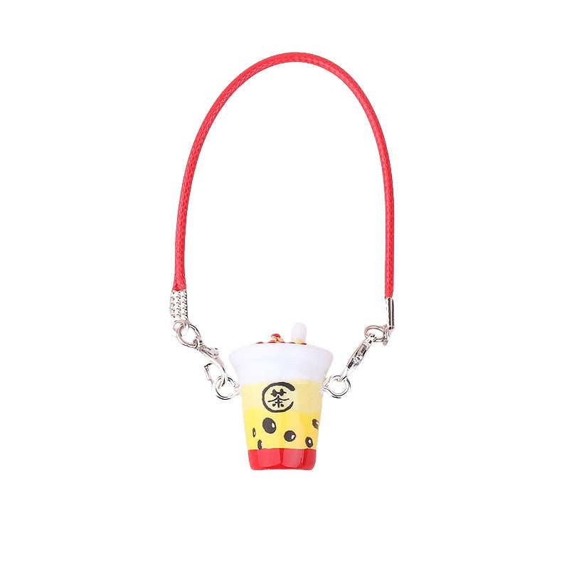 Wholesale Cute cartoon mini milk tea cup doll accessories