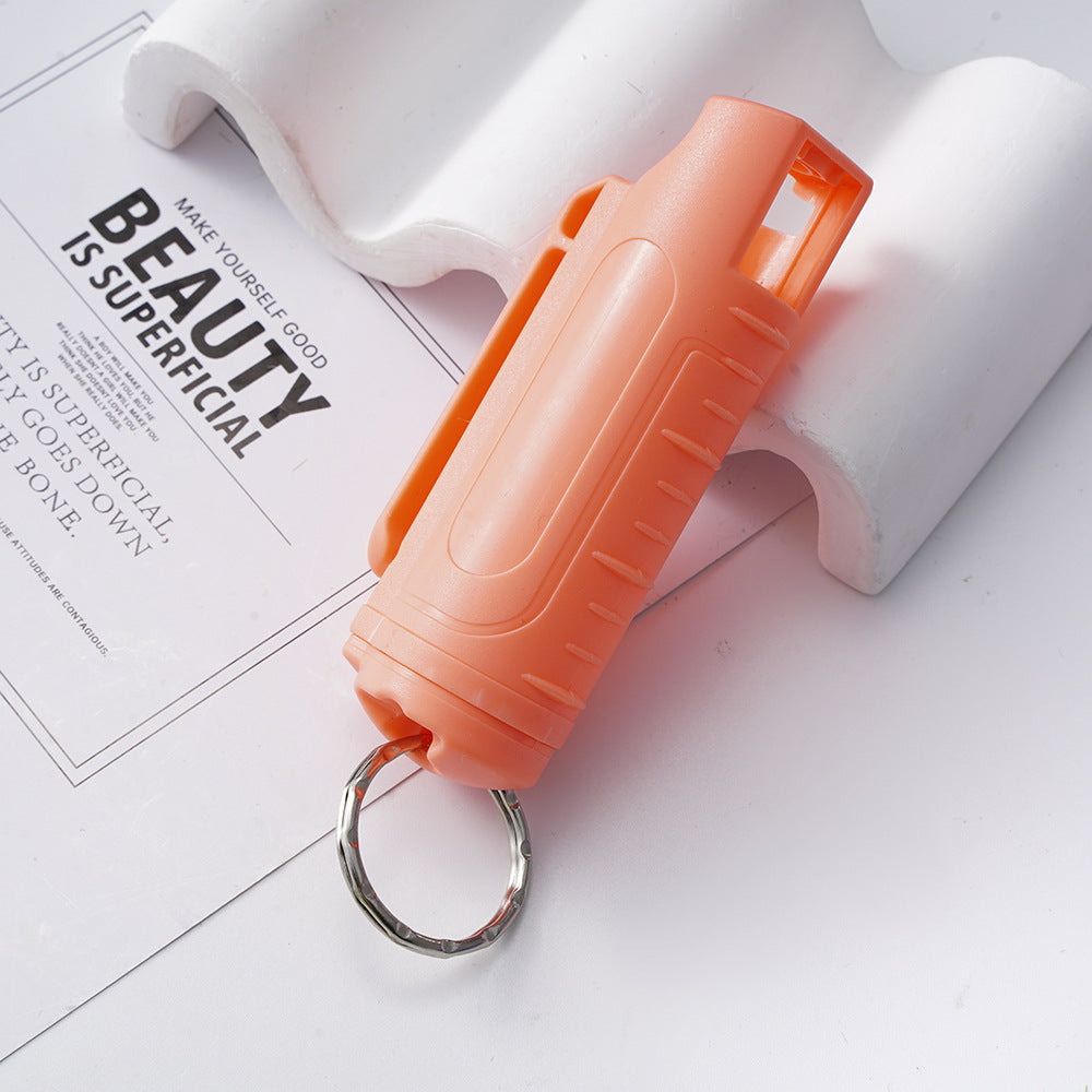 Wholesale Plastic Portable Press Bottle Keychain ACC-KC-ZhiYa013