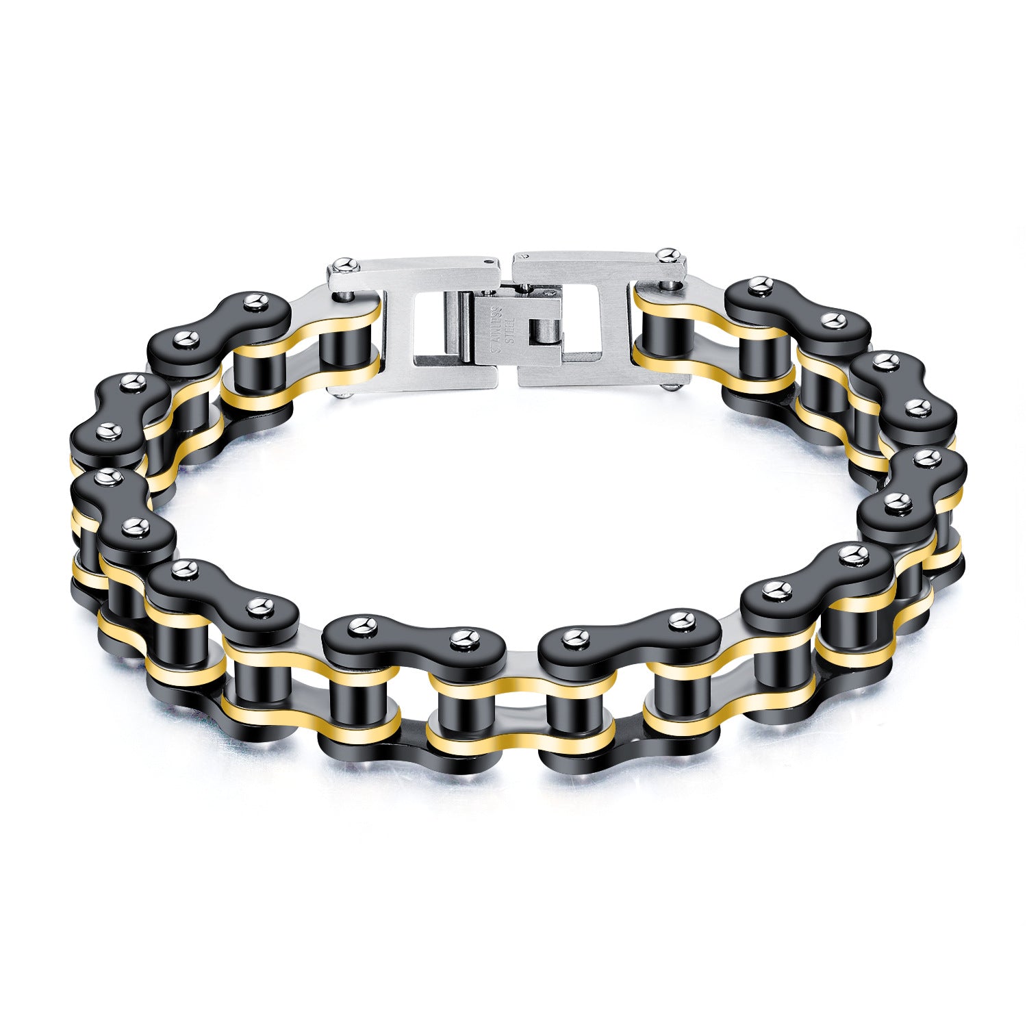 Wholesale  titanium steel  retro bicycle  chain  men's bracelet