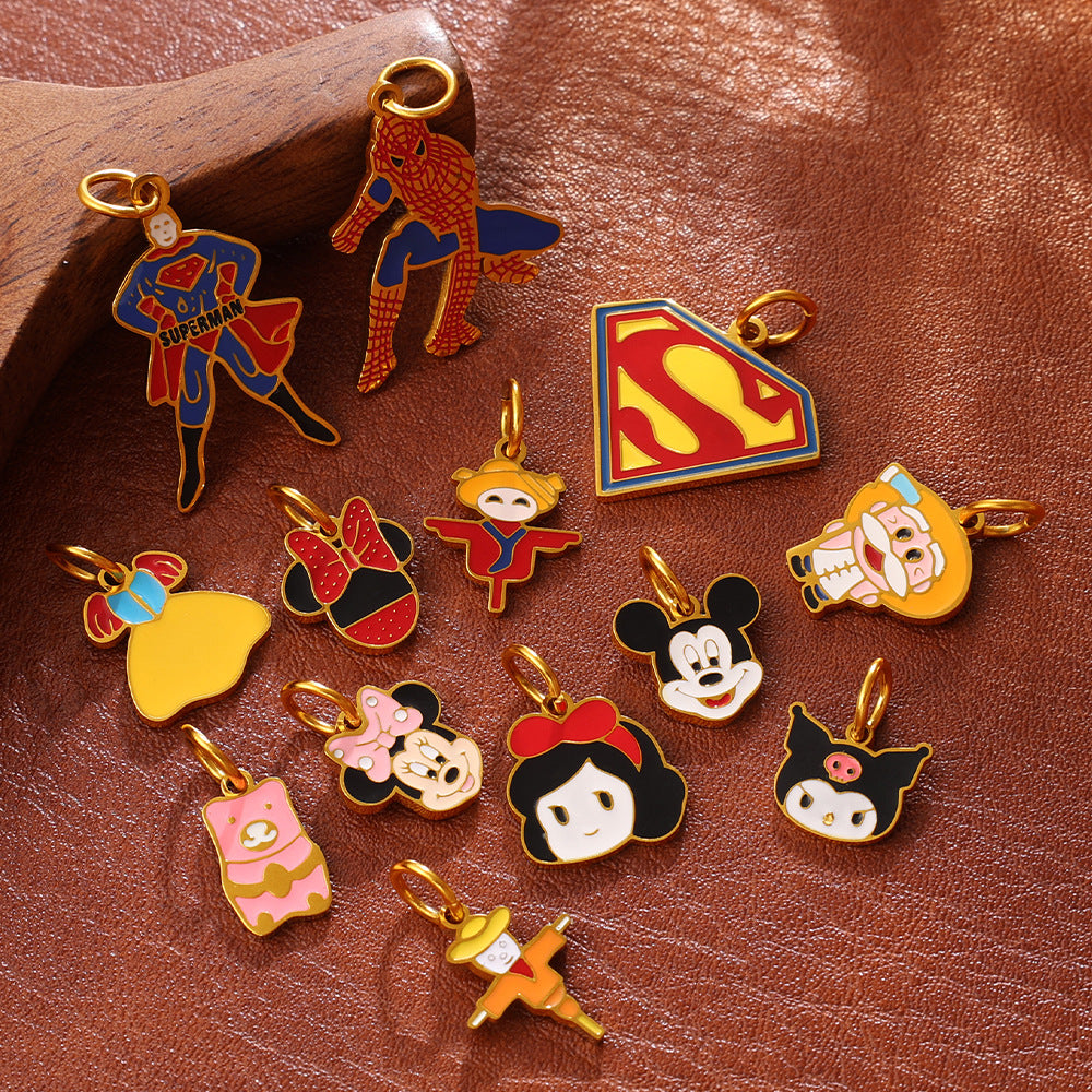 Wholesale Cartoon Enamel Charms