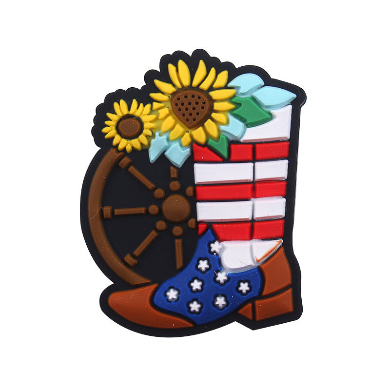 Wholesale  American Independence Day Focal Beads DIY Bead Accessories