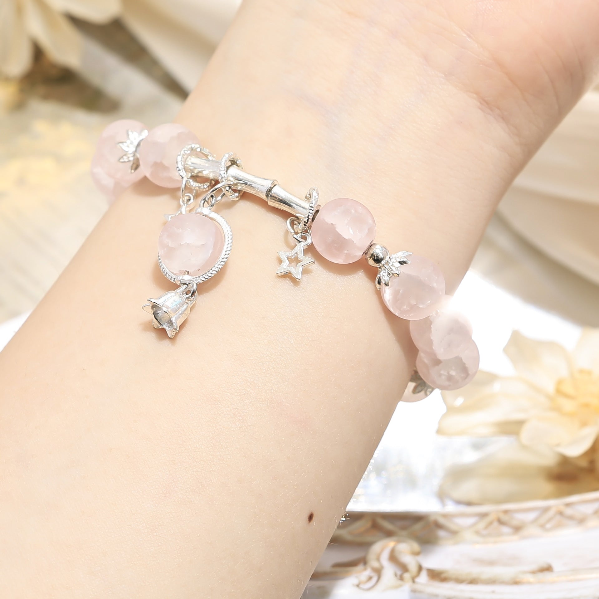 Wholesale  Month Star Glass Bracelet