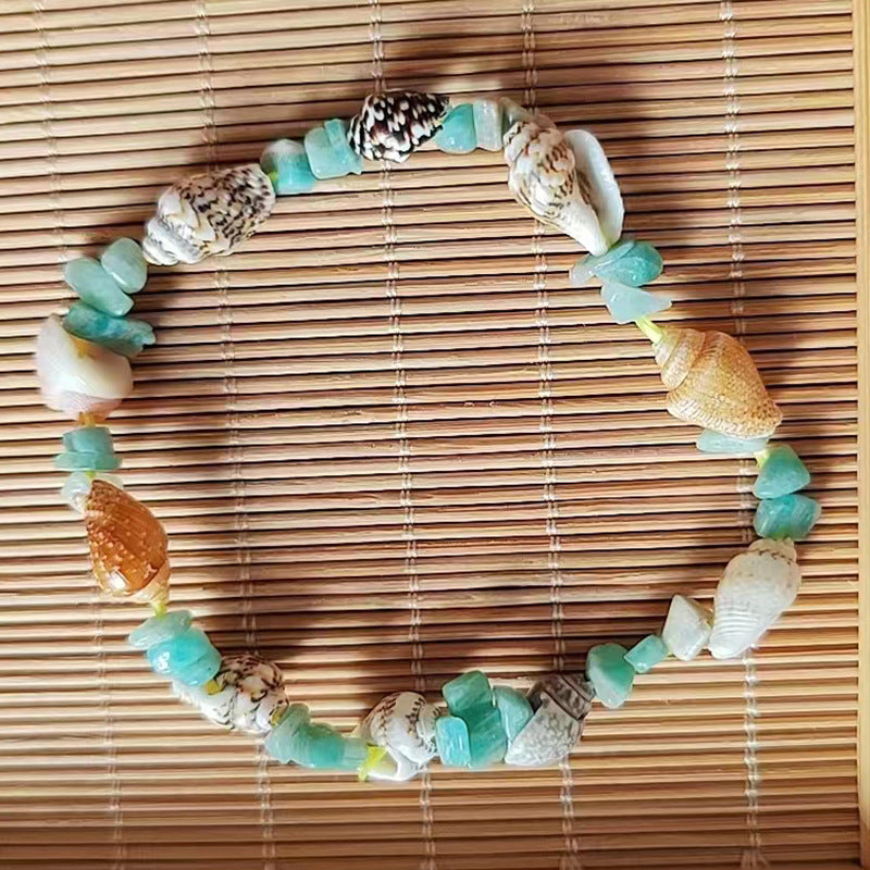 Wholesale Ocean Style Natural Gravel Shell Conch Bracelet ACC-BT-Youl006