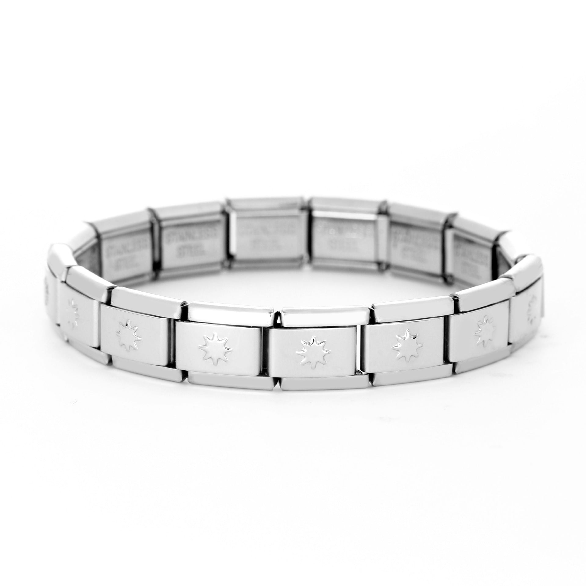 Wholesale Italian Charm Bracelet 9mm DIY Splicing Removable Stainless Steel Arch Bridge Composable Bracelet ACC-BT-XY055