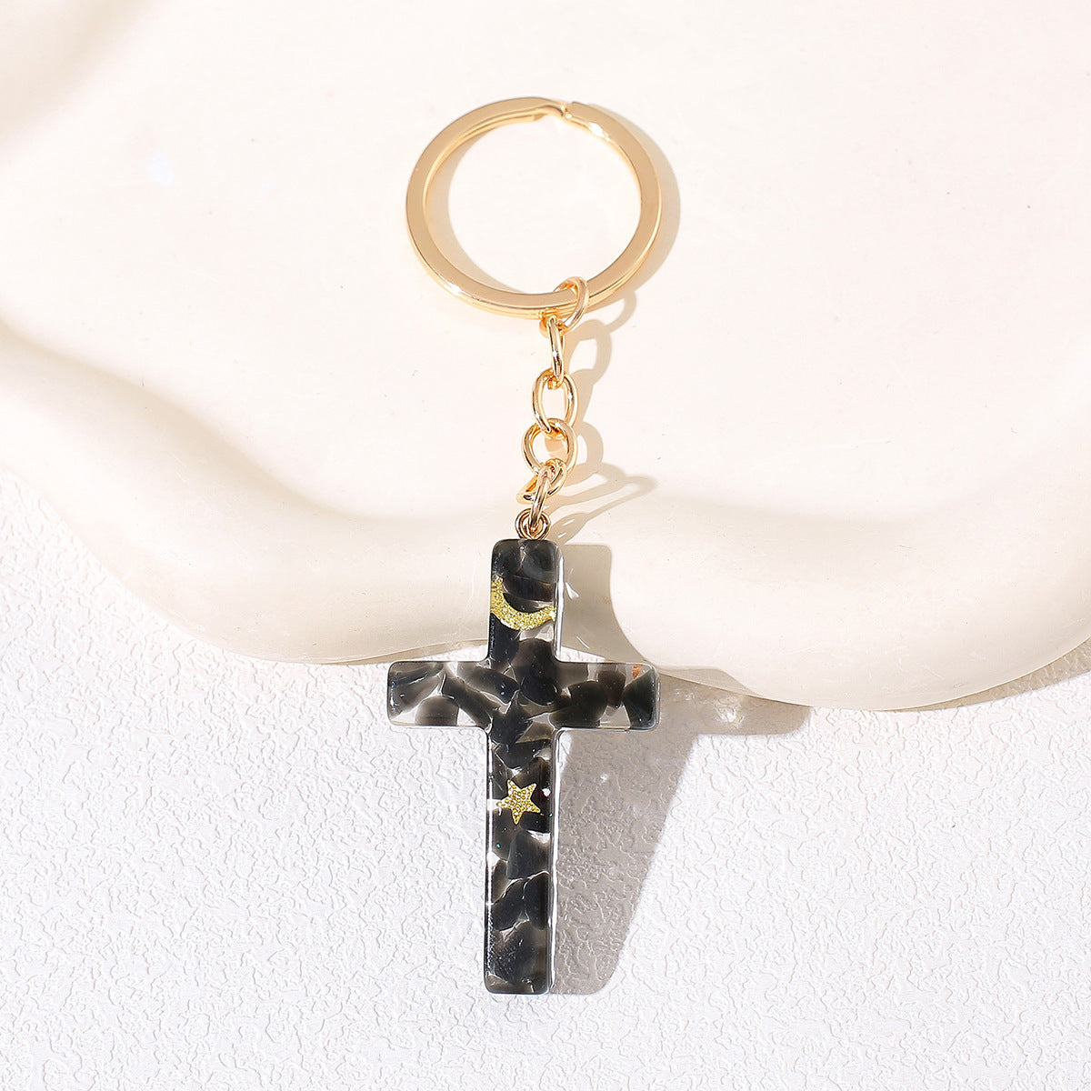 Wholesale Diamond Cross Pendant KeyChain