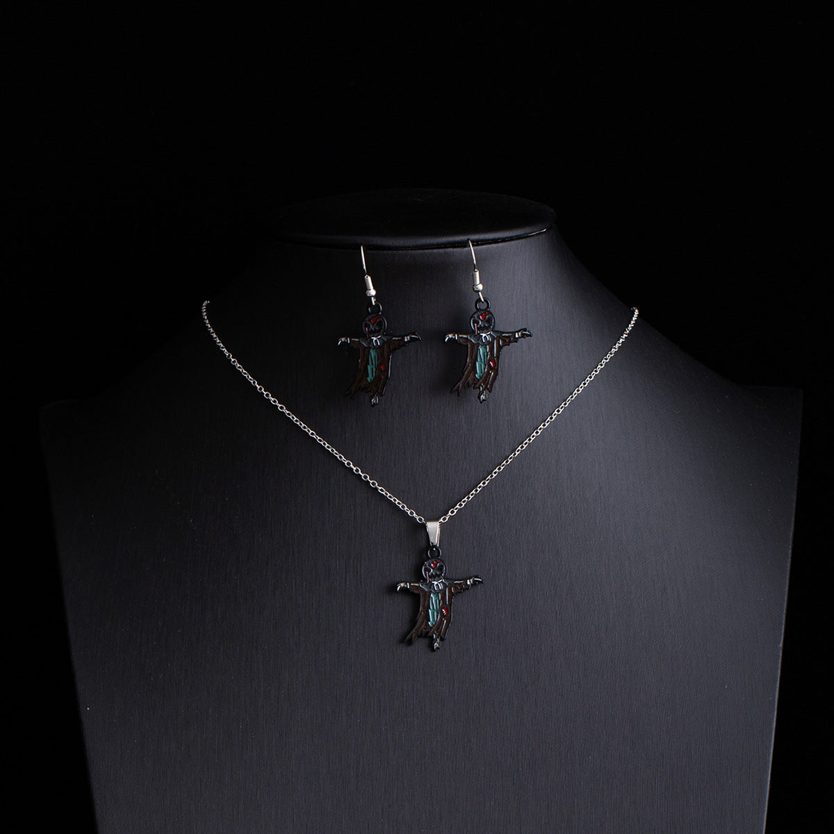 Wholesale Gothic  cartoon ghost earrings skull jewelry