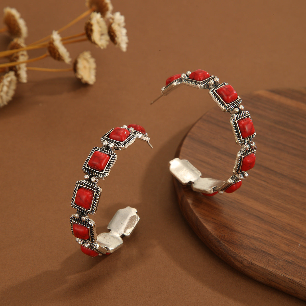 Wholesale  retro turquoise western wind ear suit