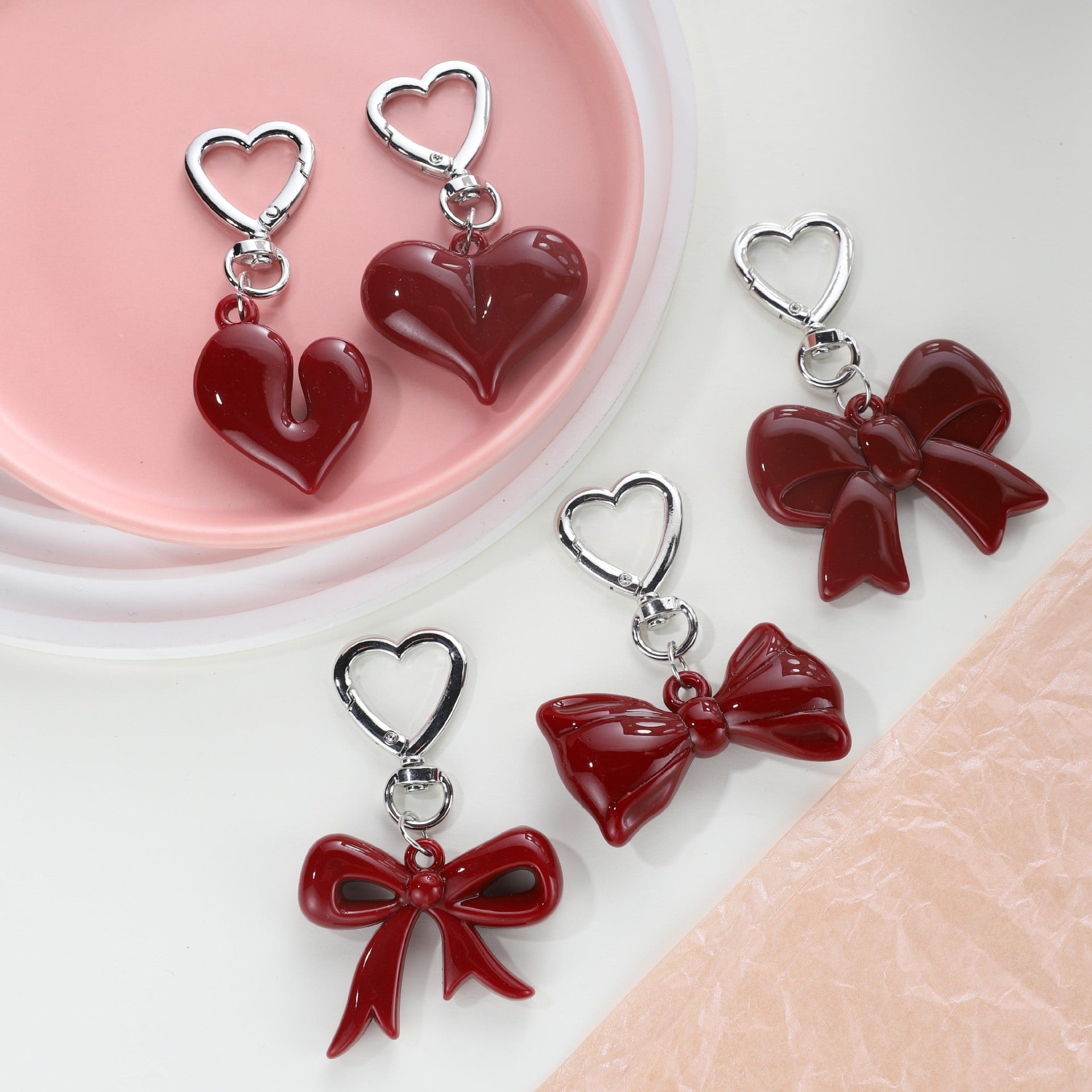 Wholesale  Love Bowknot Keychain