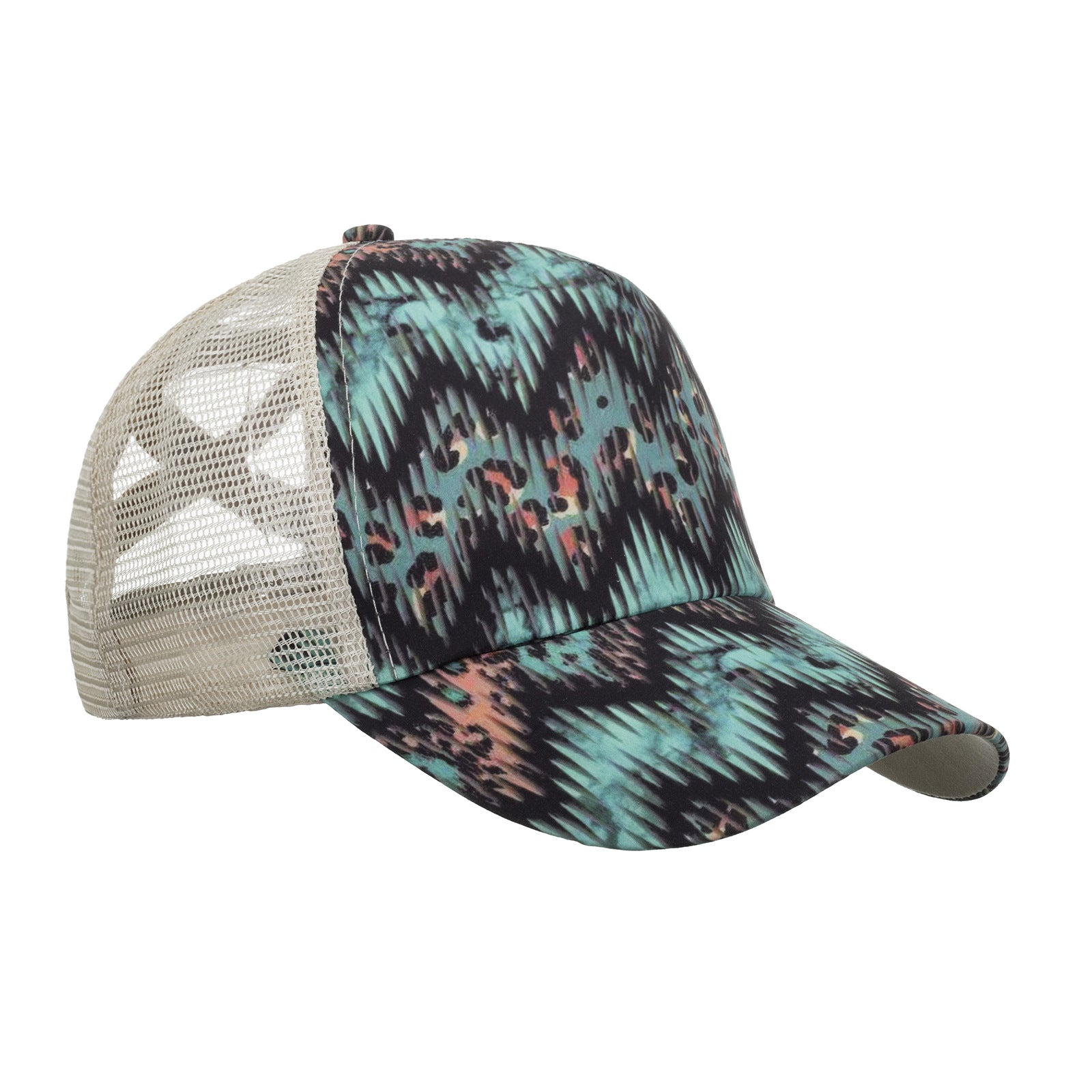 Wholesale Wave Stripe Cross Mesh Baseball Cap Curved Brim Sun Hat Casual Summer Fashion Accessory Boutique Resale Gift