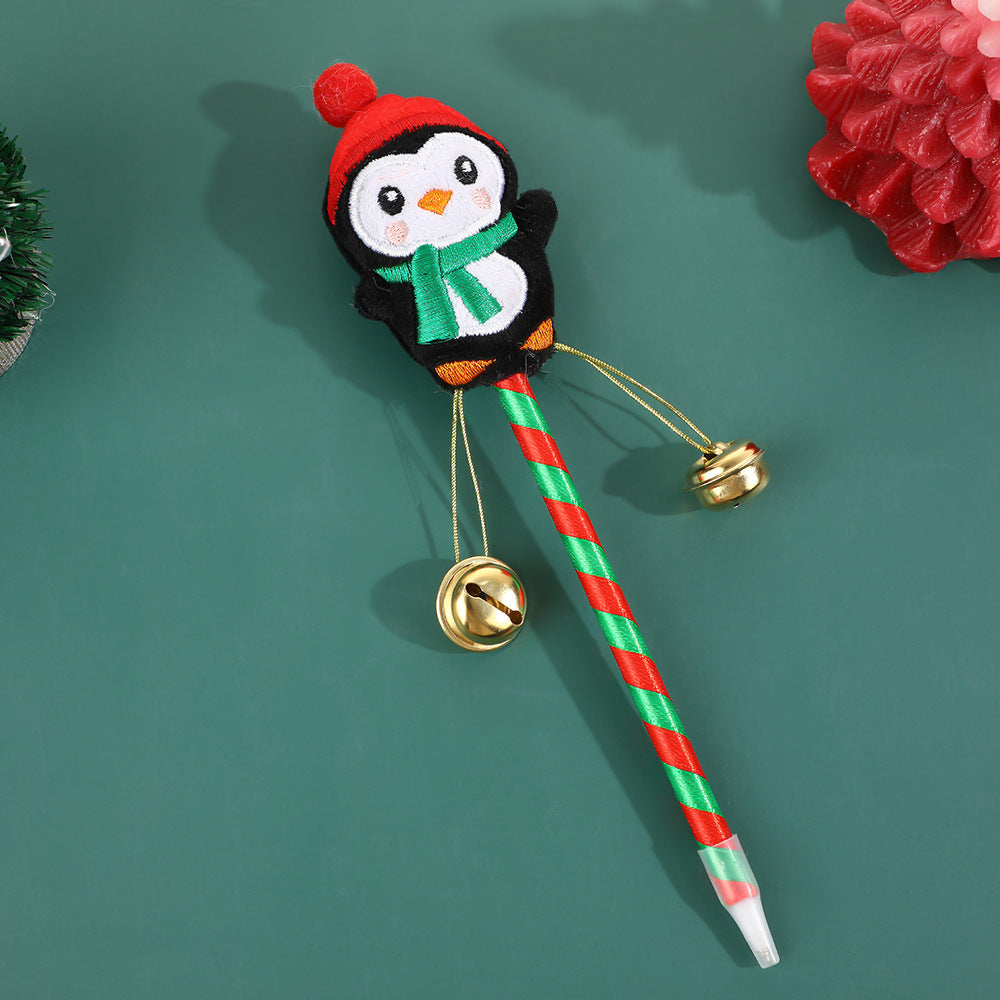 Wholesale Christmas plush doll ballpoint pen