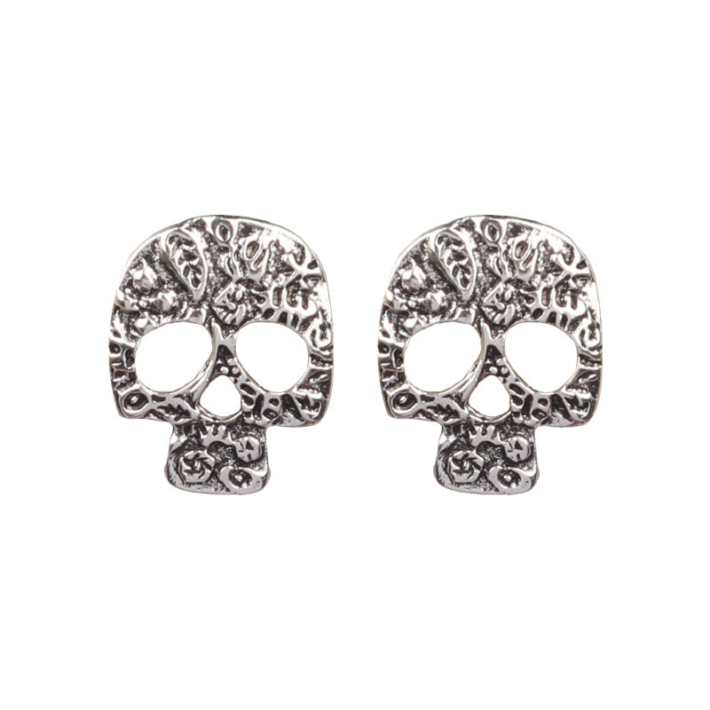 Wholesale  Skull  Web Earrings Dark Wind Style Alloy Jewelry Accessory Gift