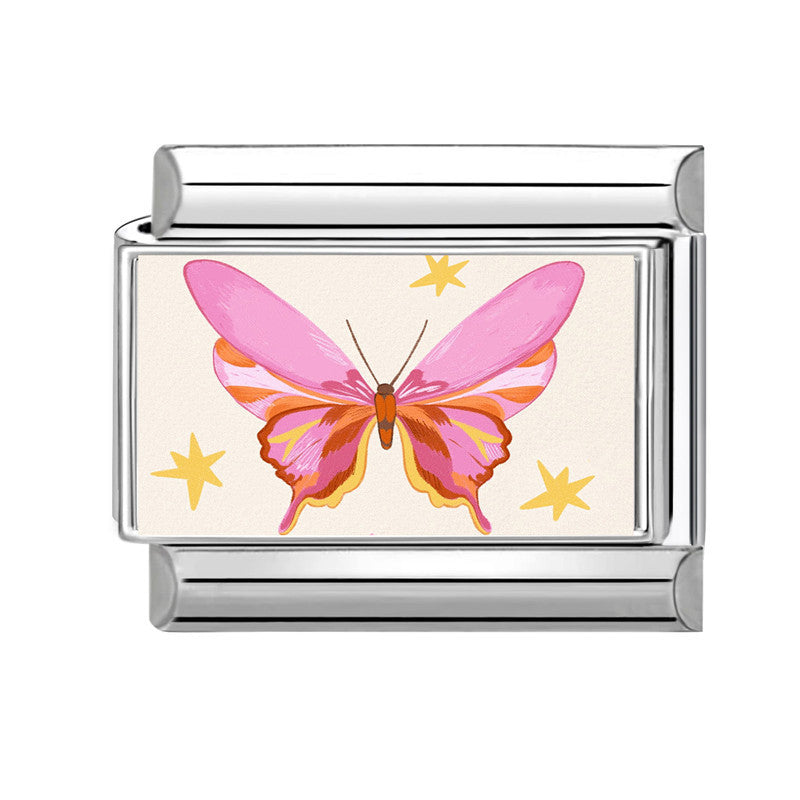 Wholesale 9mm Italian Charm Starter Bracelets DIY Colorful Single Section Creative Stainless Steel Composable Bracelet