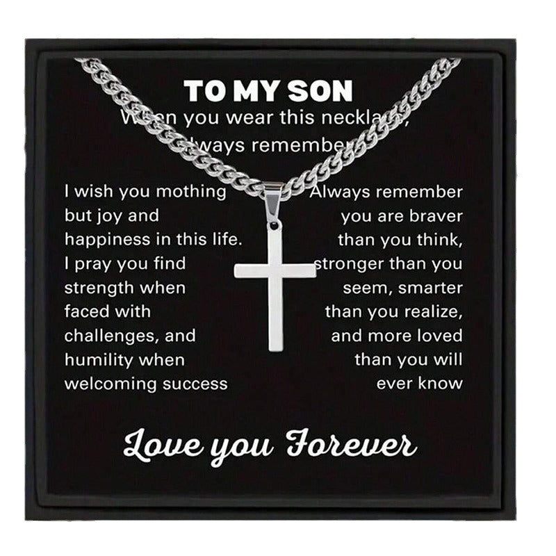 Wholesale Simple Cross Necklace