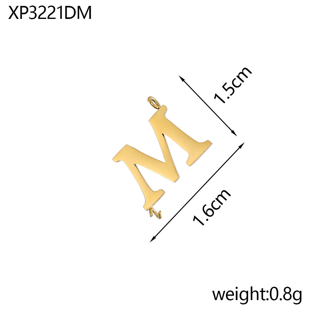 Wholesale Stainless Steel 26 Letter Pendant
