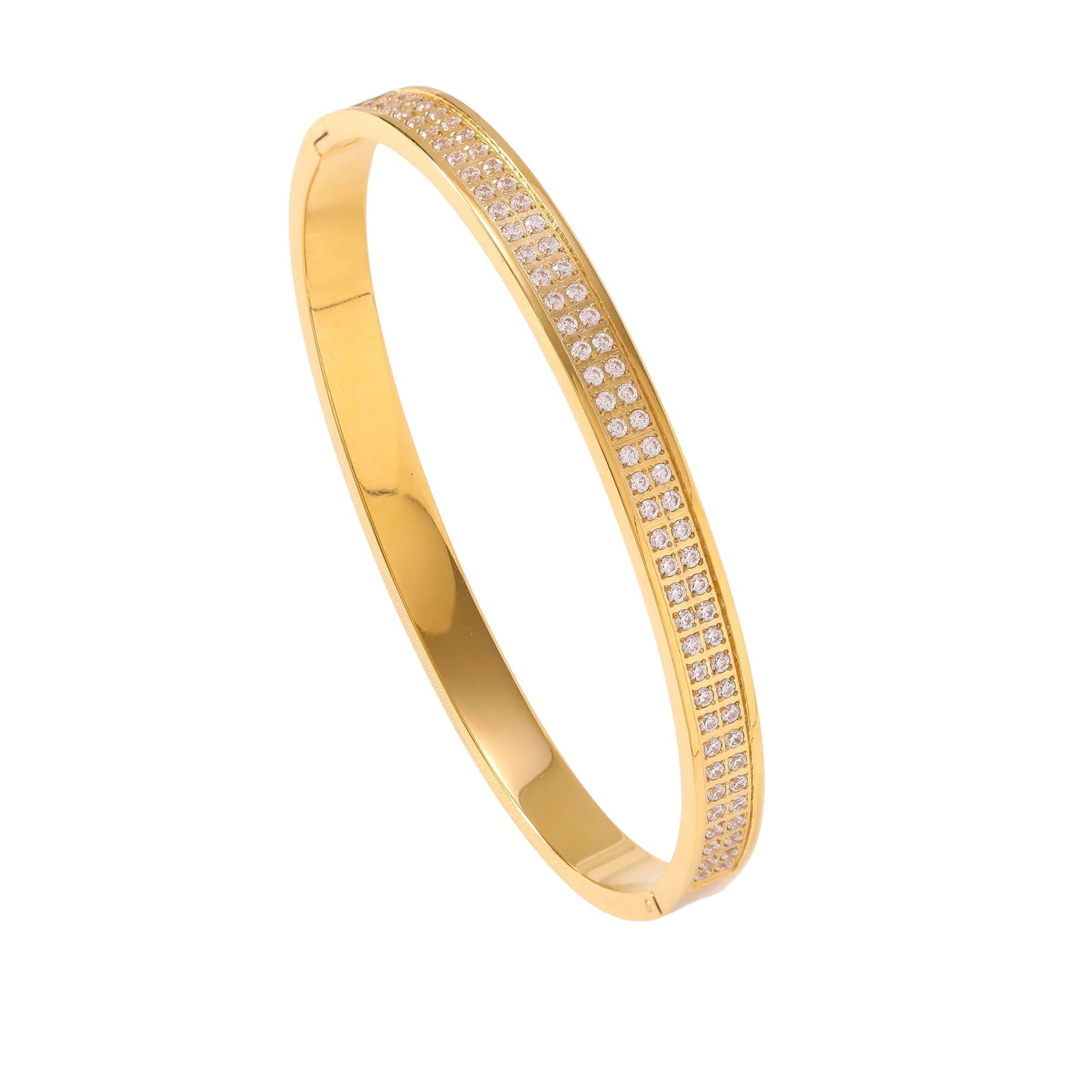 Wholesale Starry Sky Diamond-Encrusted Titanium Steel Bracelet Stylish Jewelry Accessory