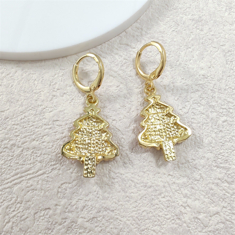 Wholesale Christmas Tree Autumn and Winter Earrings