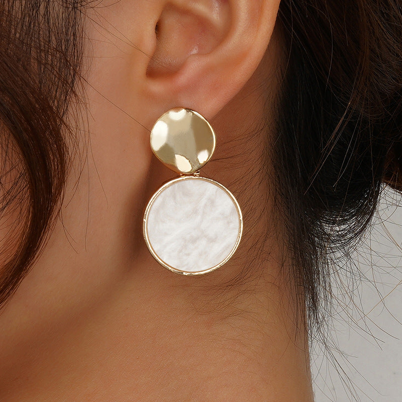 Wholesale Geometric Heart Acrylic Earrings - Stylish Fashion Accessory for Everyday Wear or Gift