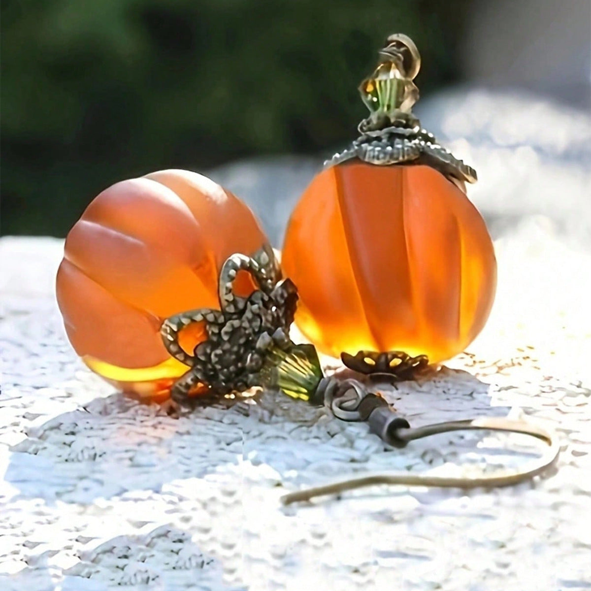 Wholesale  Pumpkin Pendant Earrings